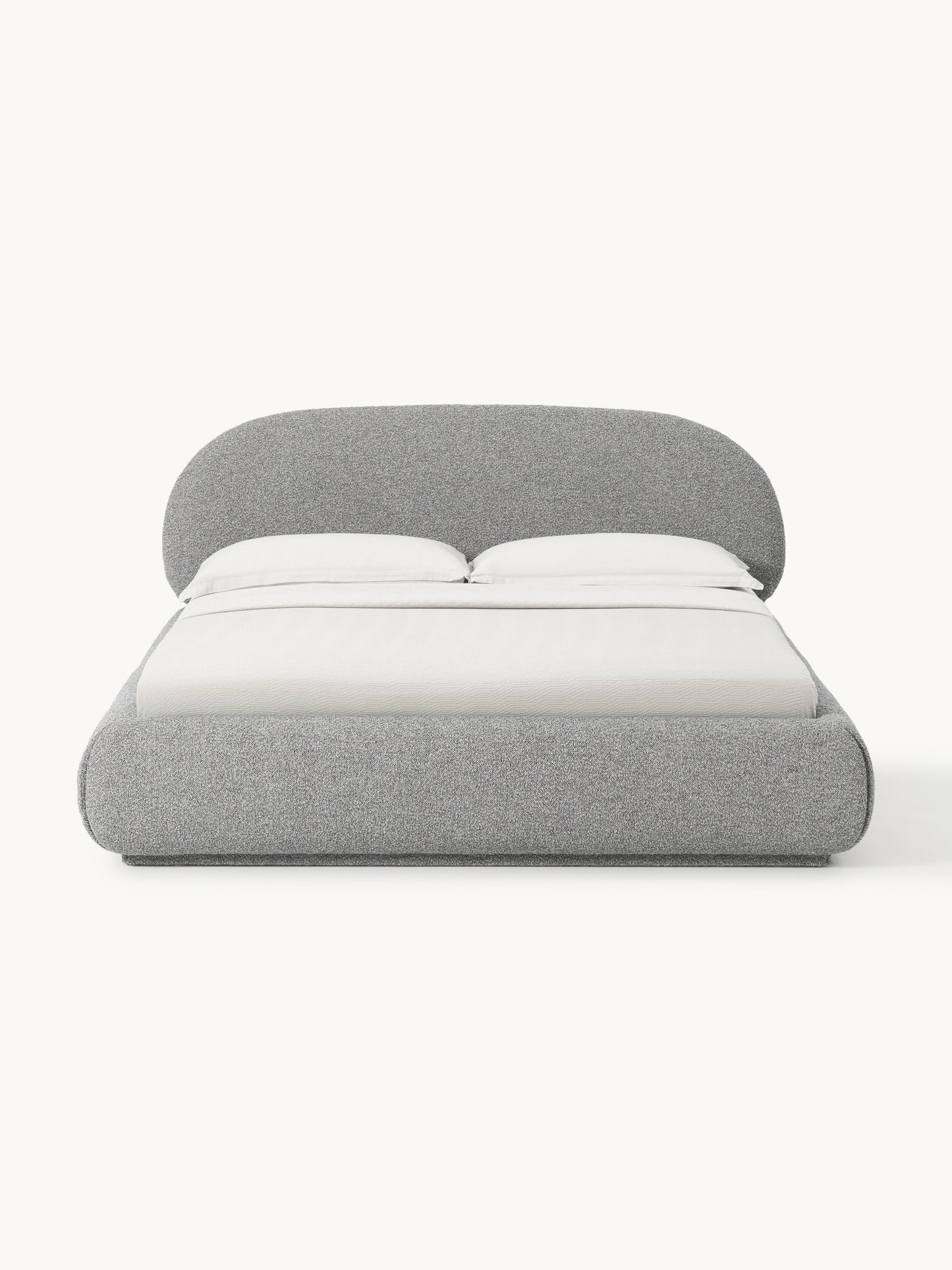 Warehamy Alba Upholstered Bouclé Bed