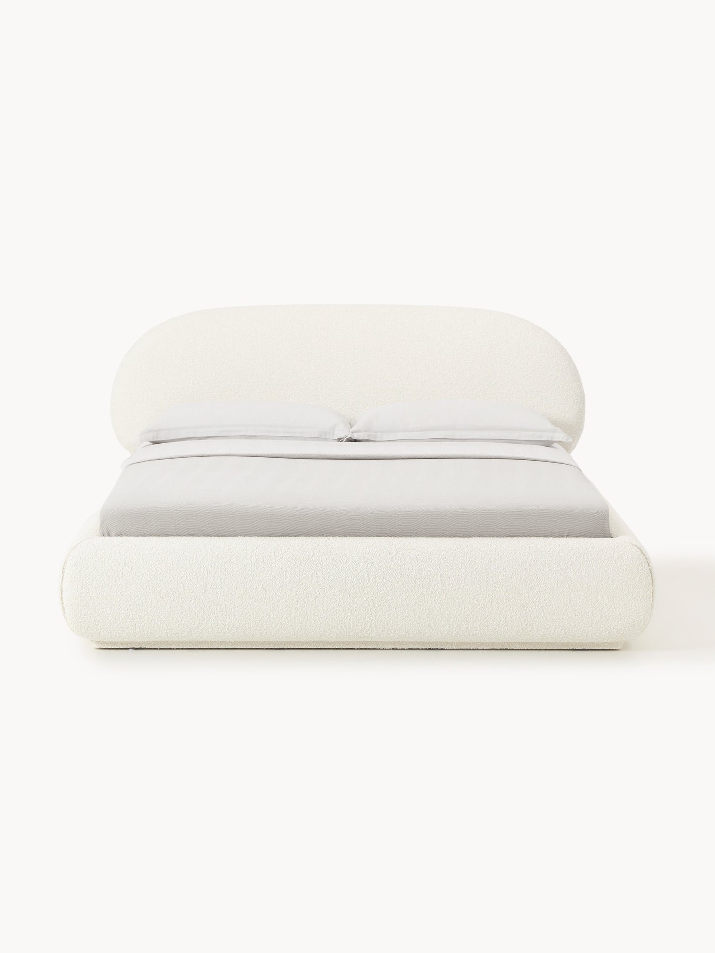 Warehamy Alba Upholstered Bouclé Bed