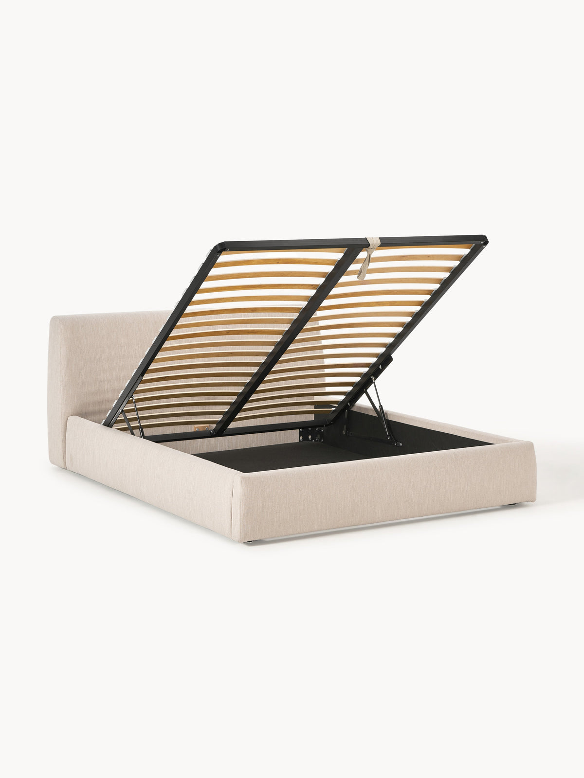 Warehamy Cloud Bed, Upholstered, with Storage