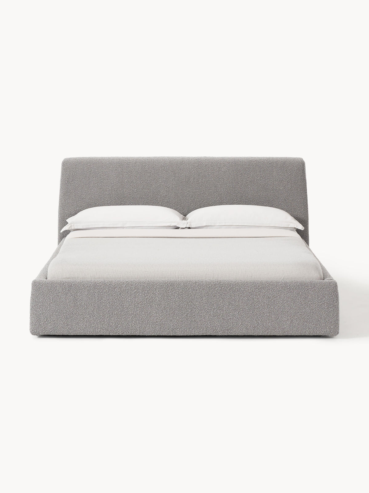 Warehamy Cloud Upholstered Bouclé Bed