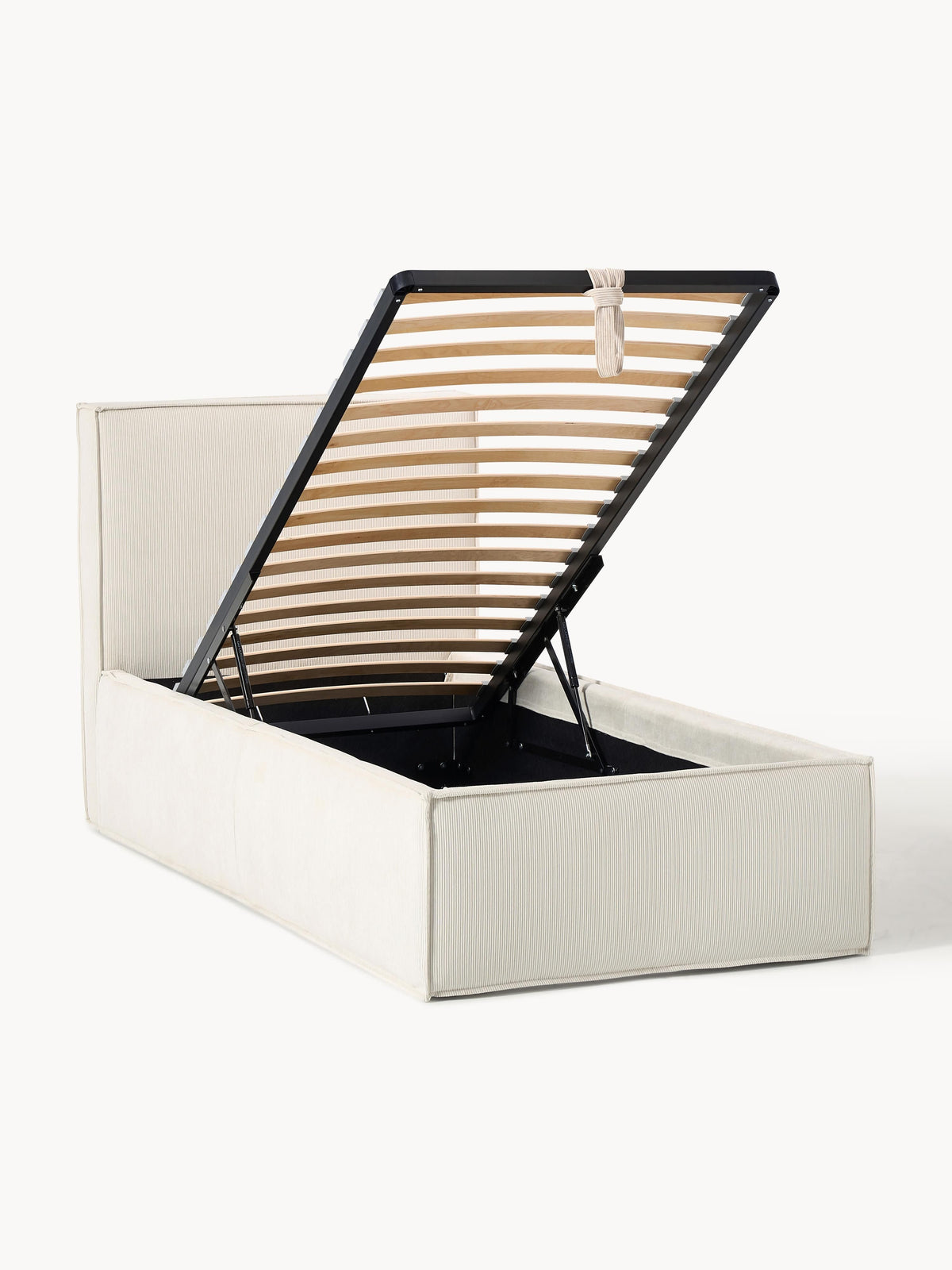 Warehamy Dream Single Corduroy Bed with Storage