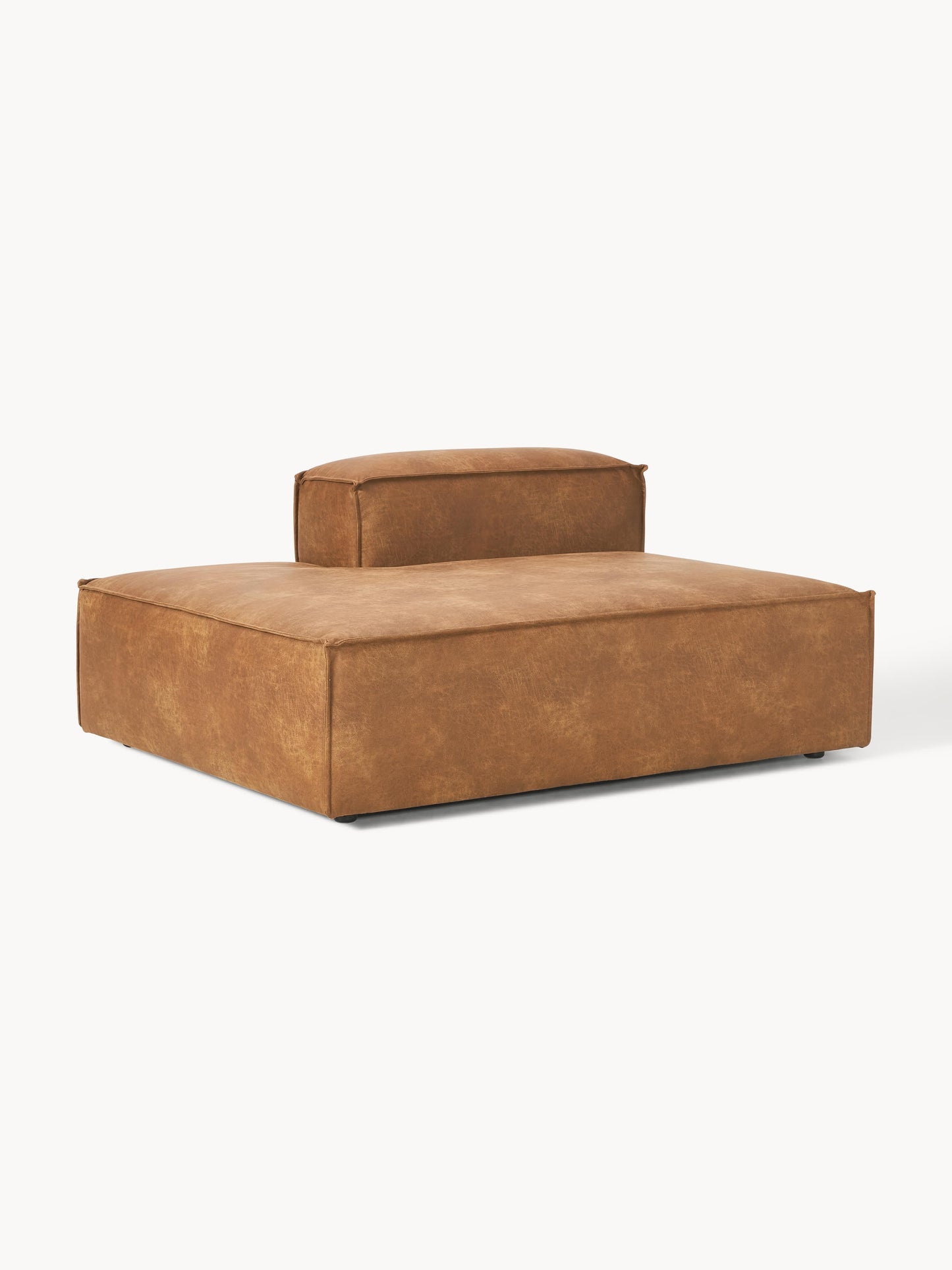 Warehamy Lennon Leather Ottoman Section