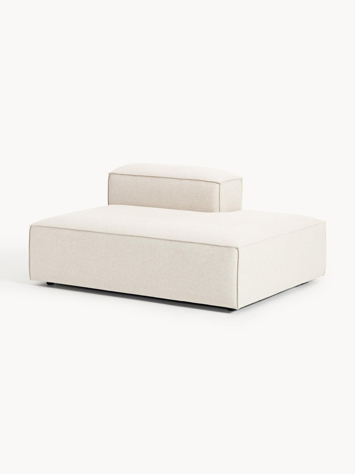 Warehamy Lennon Ottoman Module, Linen Blend