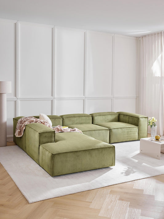 Warehamy Lennon Ottoman Section in Corduroy