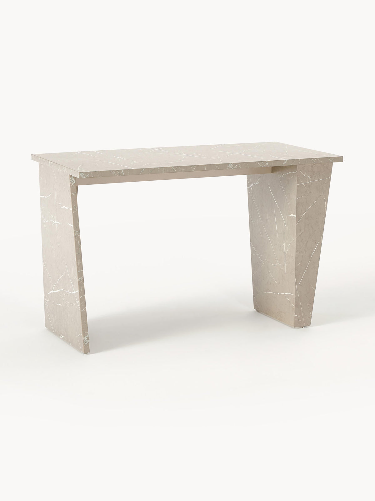 Warehamy Liam Desk with Finish in Travertine Look