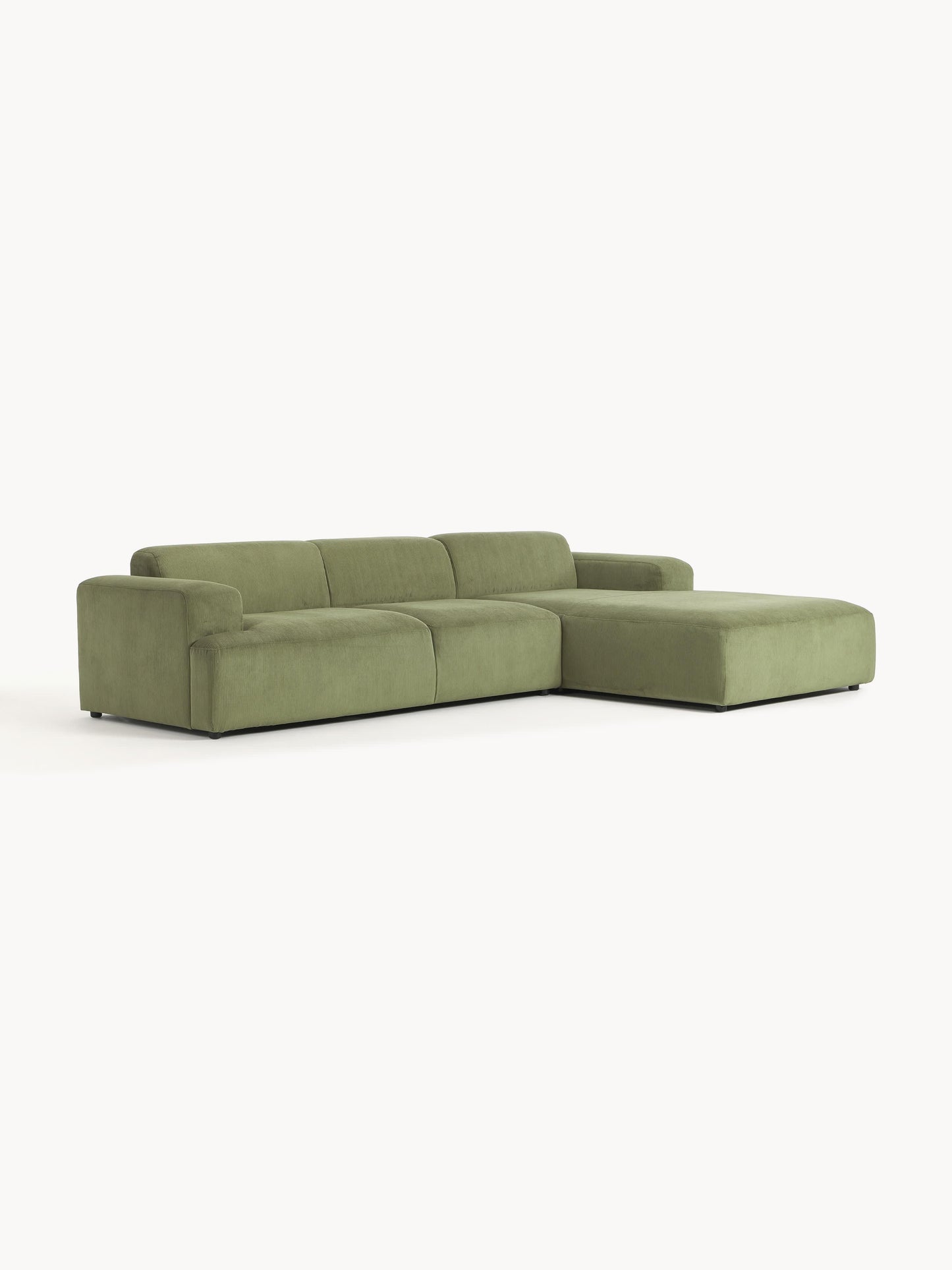 Warehamy Melva 4-Seater Corduroy Corner Sofa