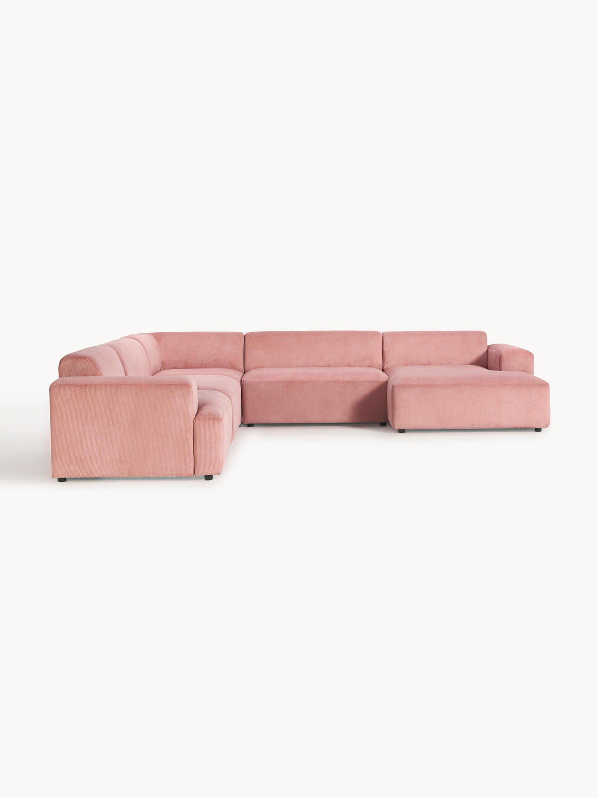 Warehamy Melva Corduroy XL Corner Sofa