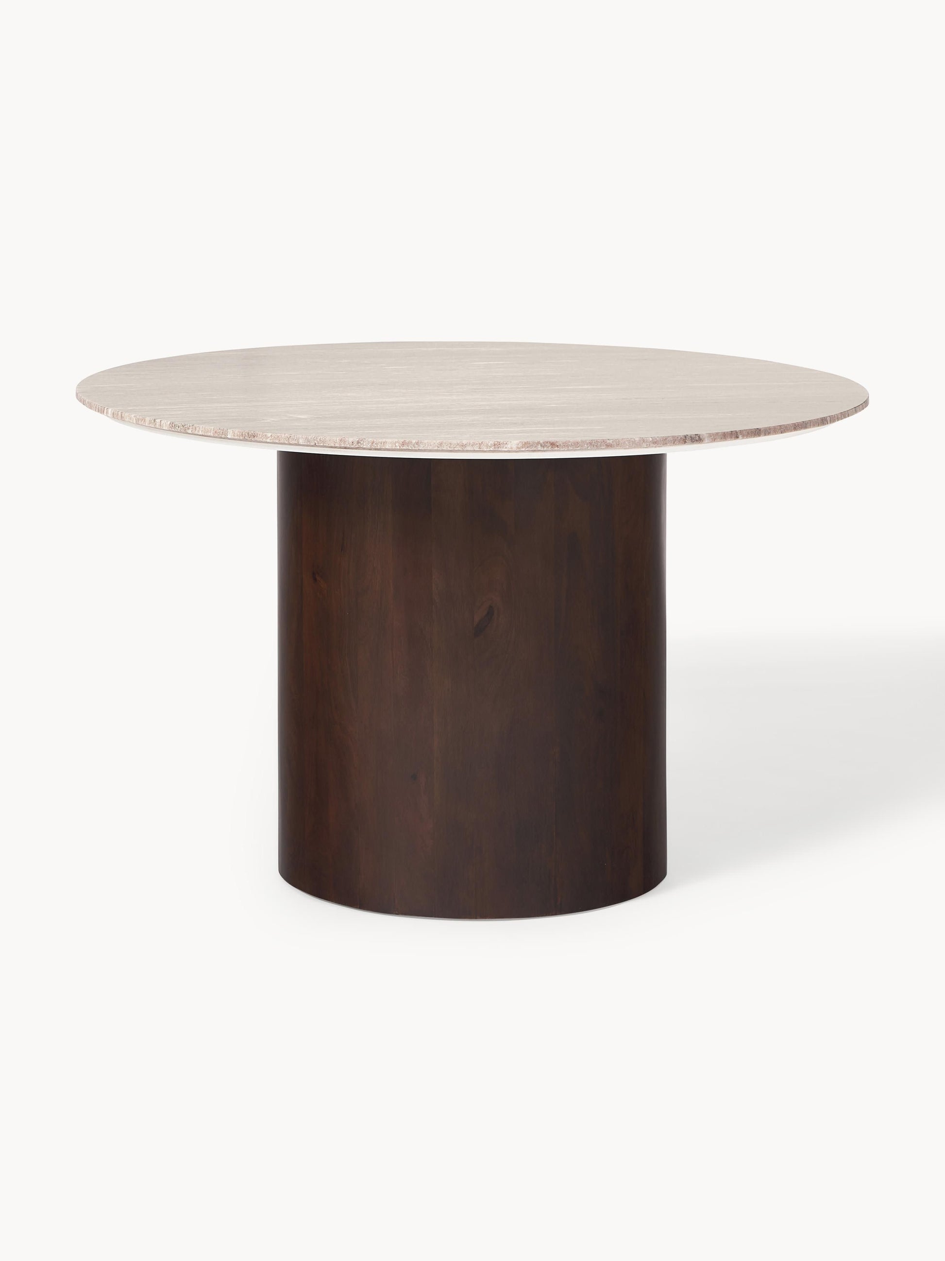 Warehamy Abby Marble Round Dining Table, Ø 120 cm