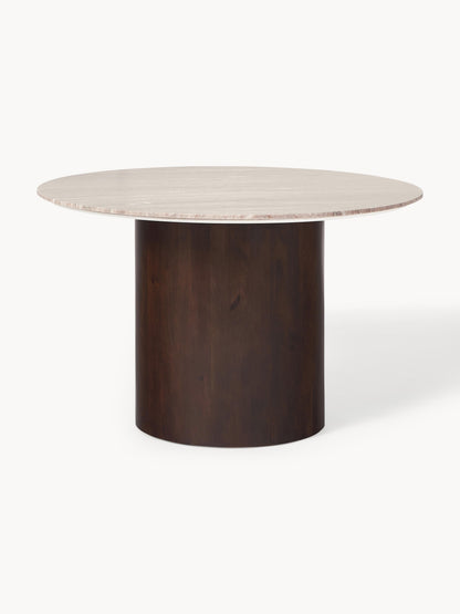 Warehamy Abby Marble Round Dining Table, Ø 120 cm