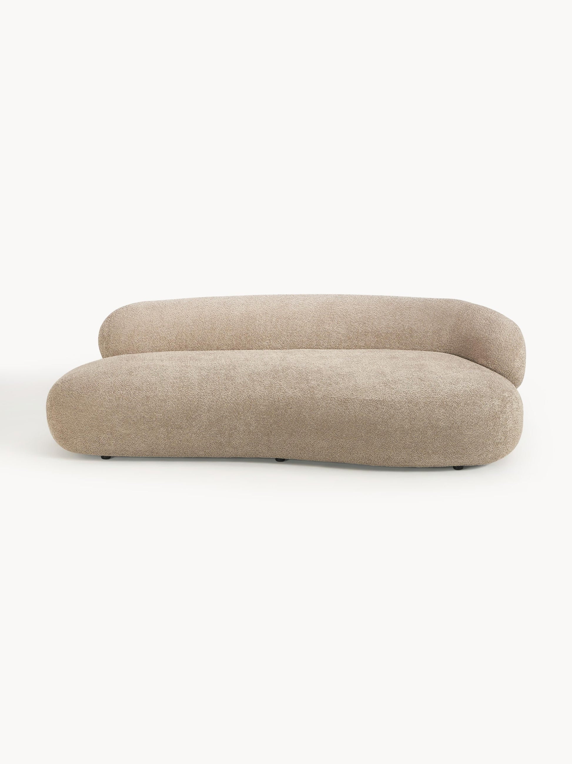 Warehamy Alba 3-Seater Teddy Bouclé Sofa