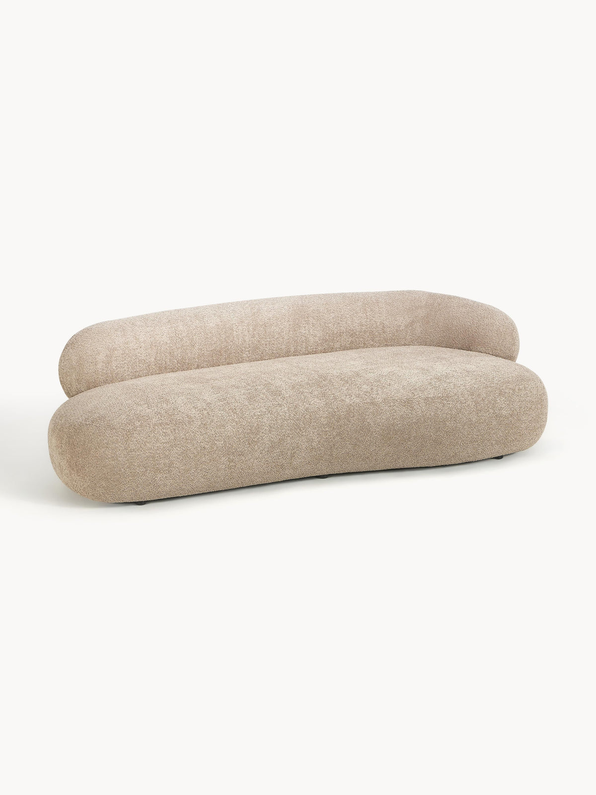 Warehamy Alba 3-Seater Teddy Bouclé Sofa