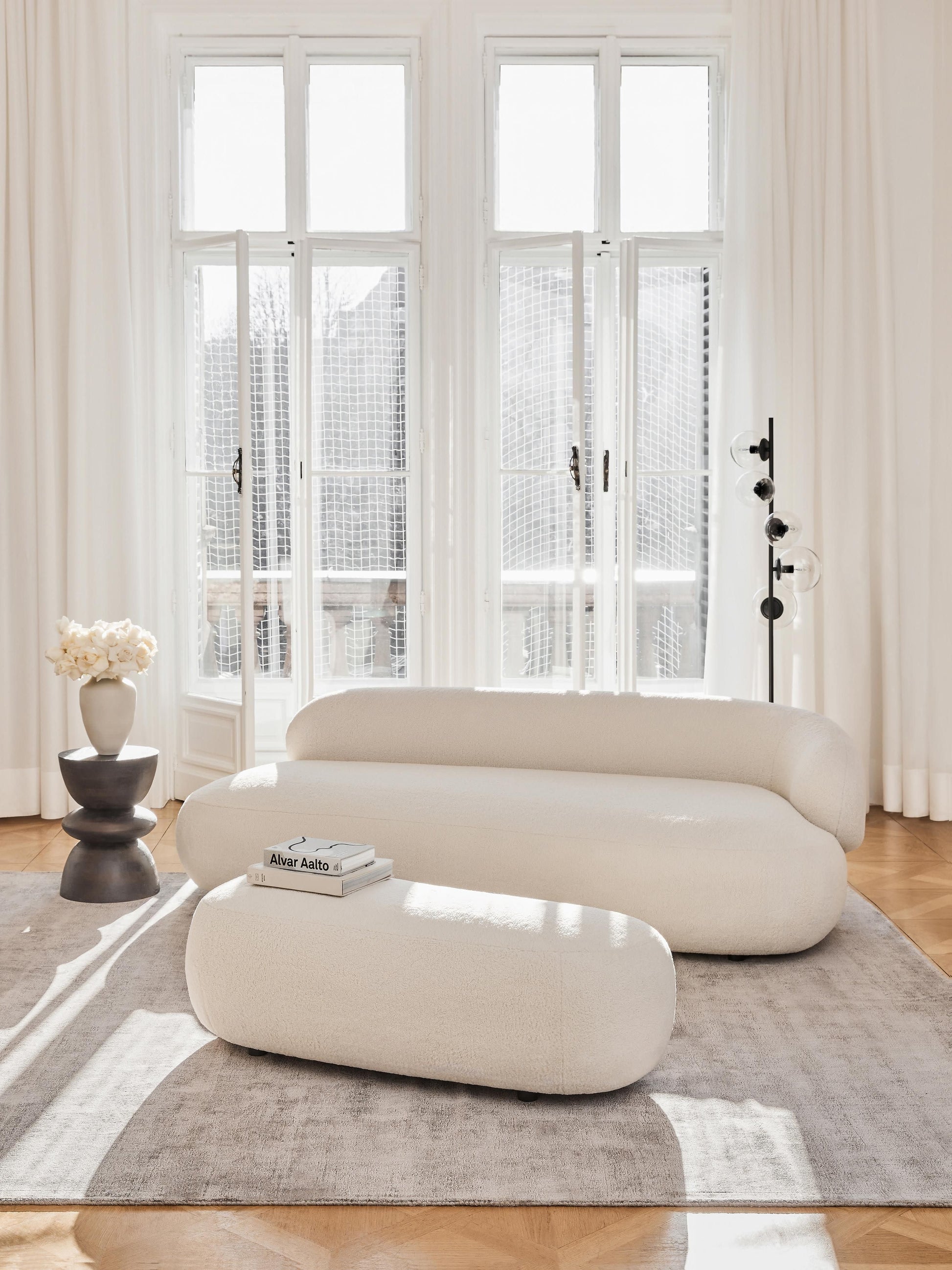 Warehamy Alba 3-Seater Teddy Sofa