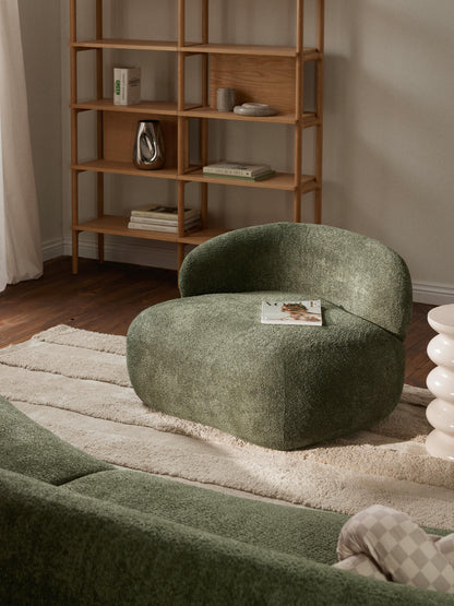 Warehamy Alba Teddy Bouclé Lounge Armchair