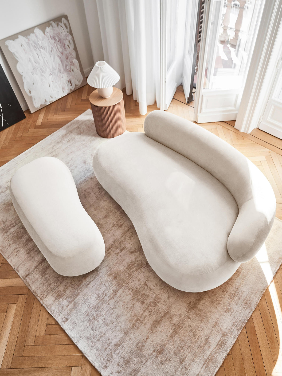 Warehamy Alba Two-Seater Sofa