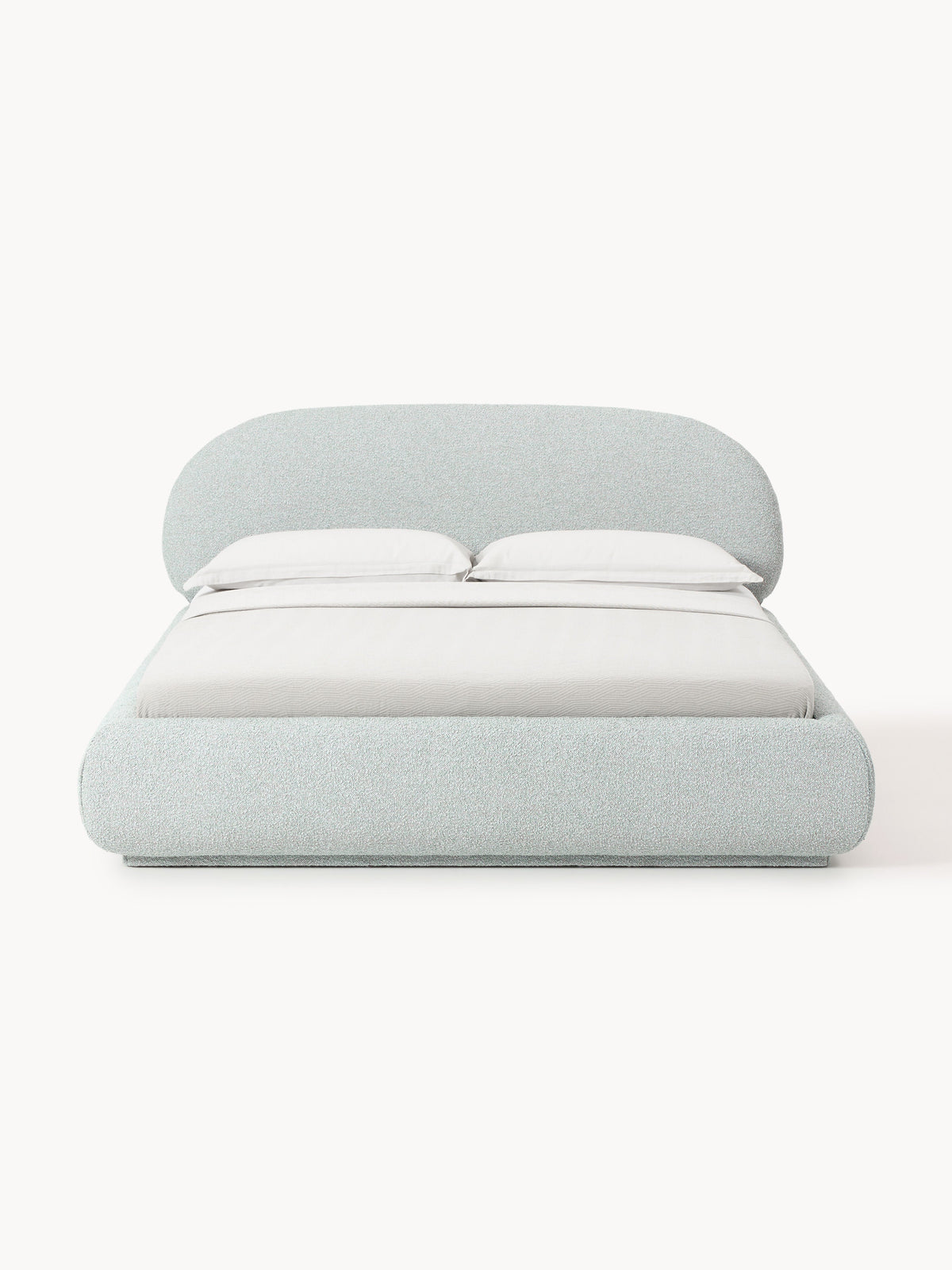 Warehamy Alba Upholstered Bouclé Bed