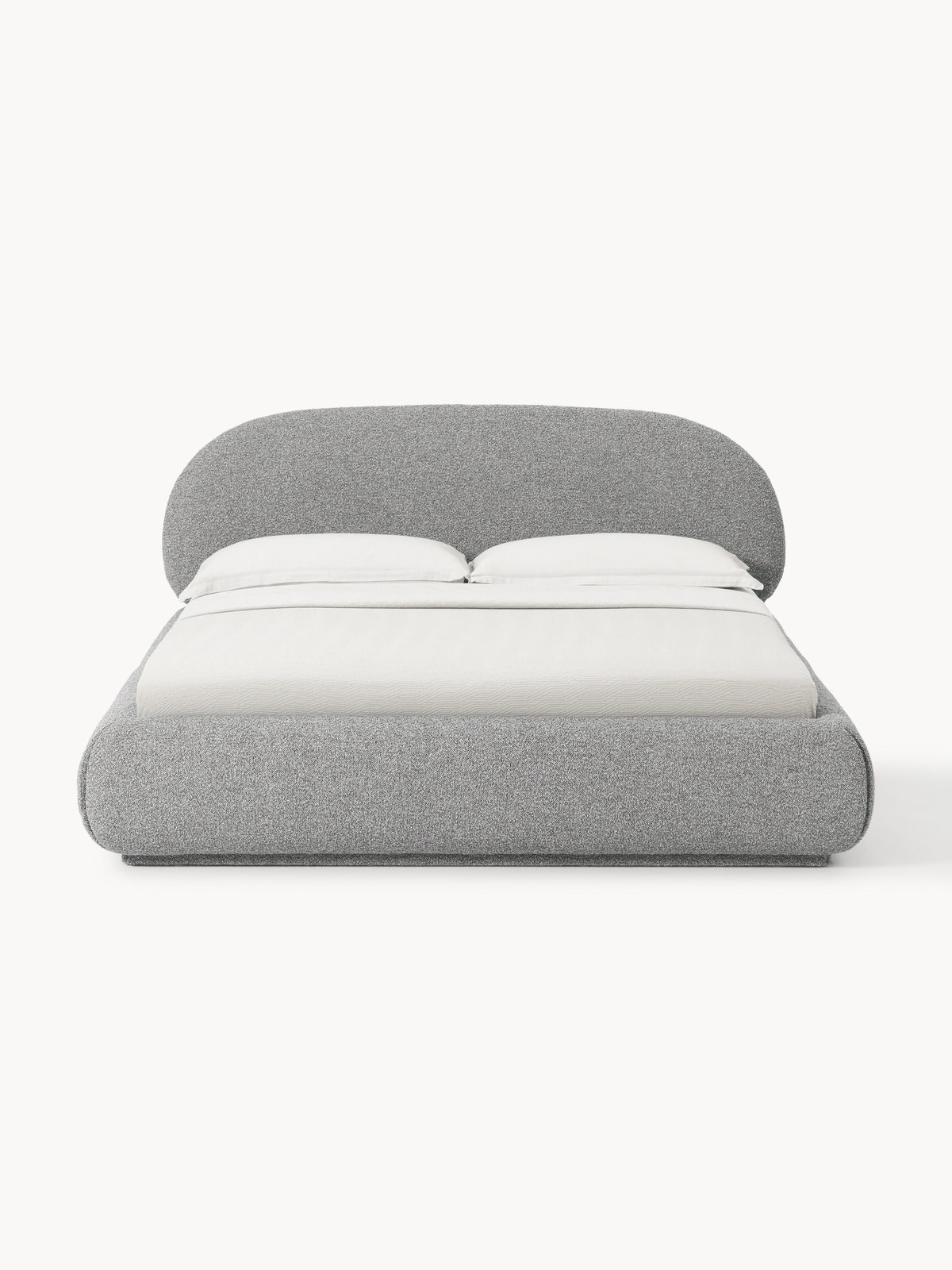 Warehamy Alba Upholstered Bouclé Bed