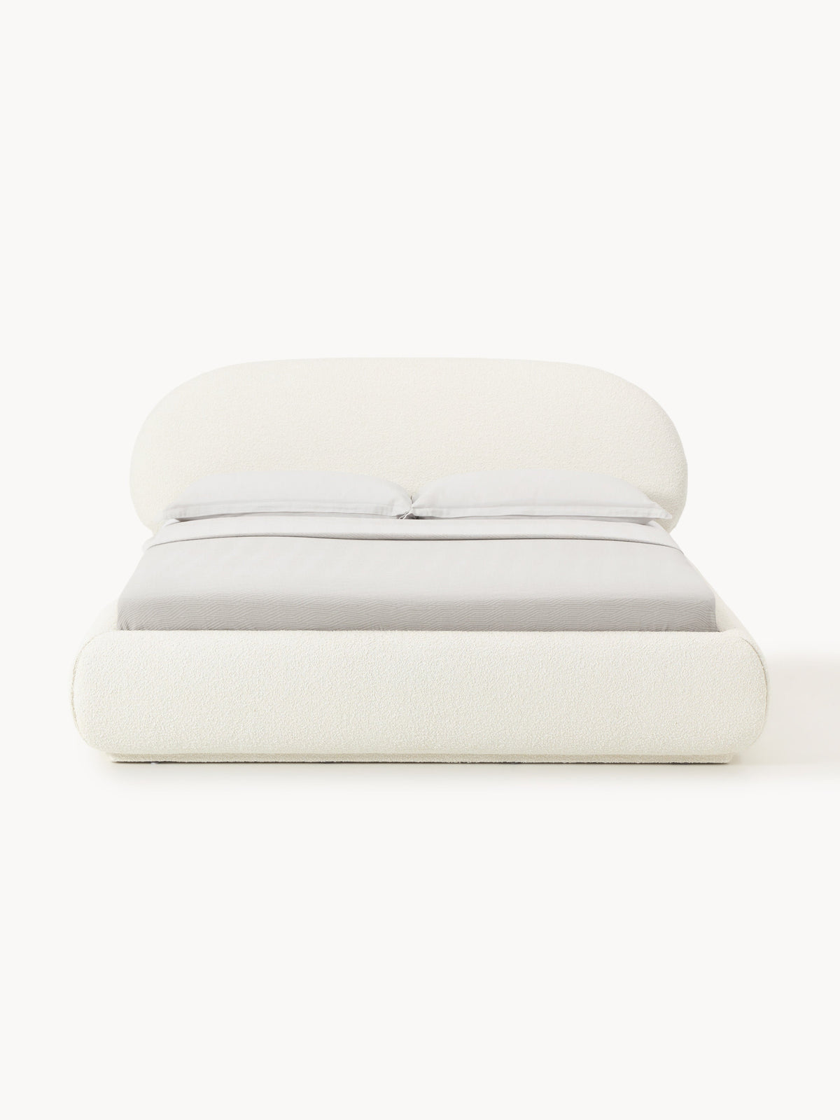 Warehamy Alba Upholstered Bouclé Bed