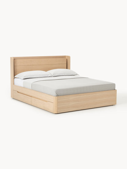 Warehamy Allow Bed with Drawers (Wooden)