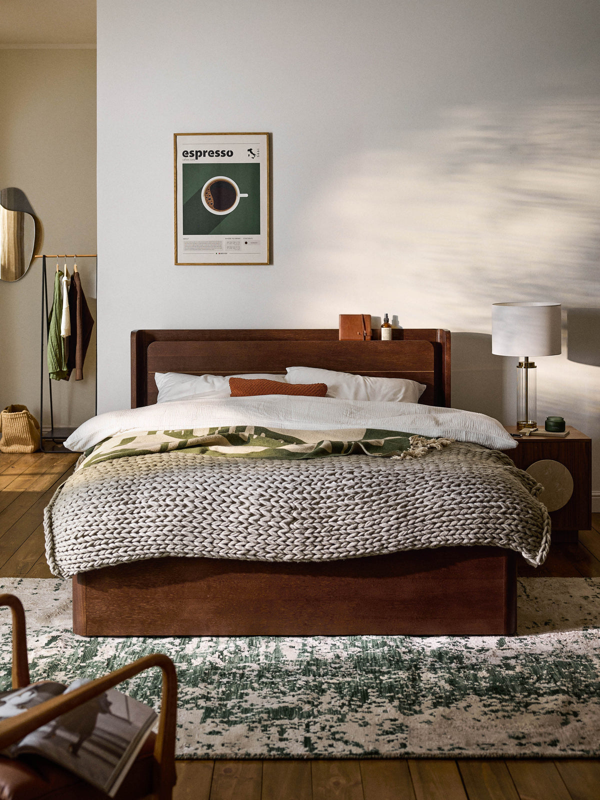 Warehamy Allow Bed with Drawers (Wooden)