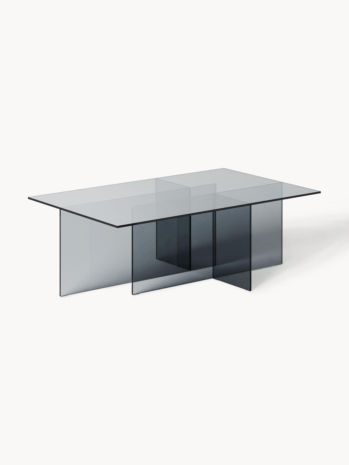 Warehamy Anouk Glass Coffee Table (W 102 cm)