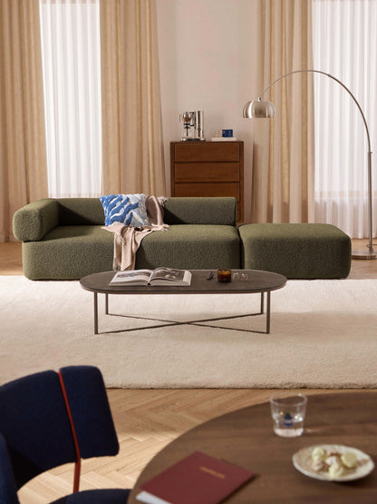 Warehamy Anton Bouclé Modular Ottoman