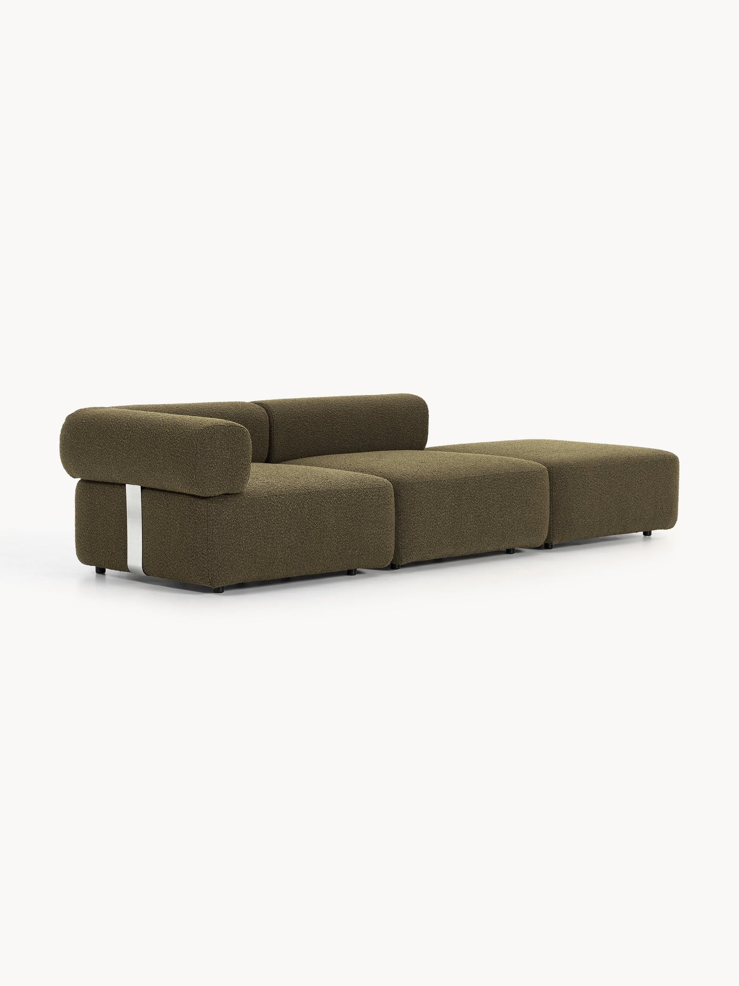 Warehamy Anton Bouclé Modular Ottoman