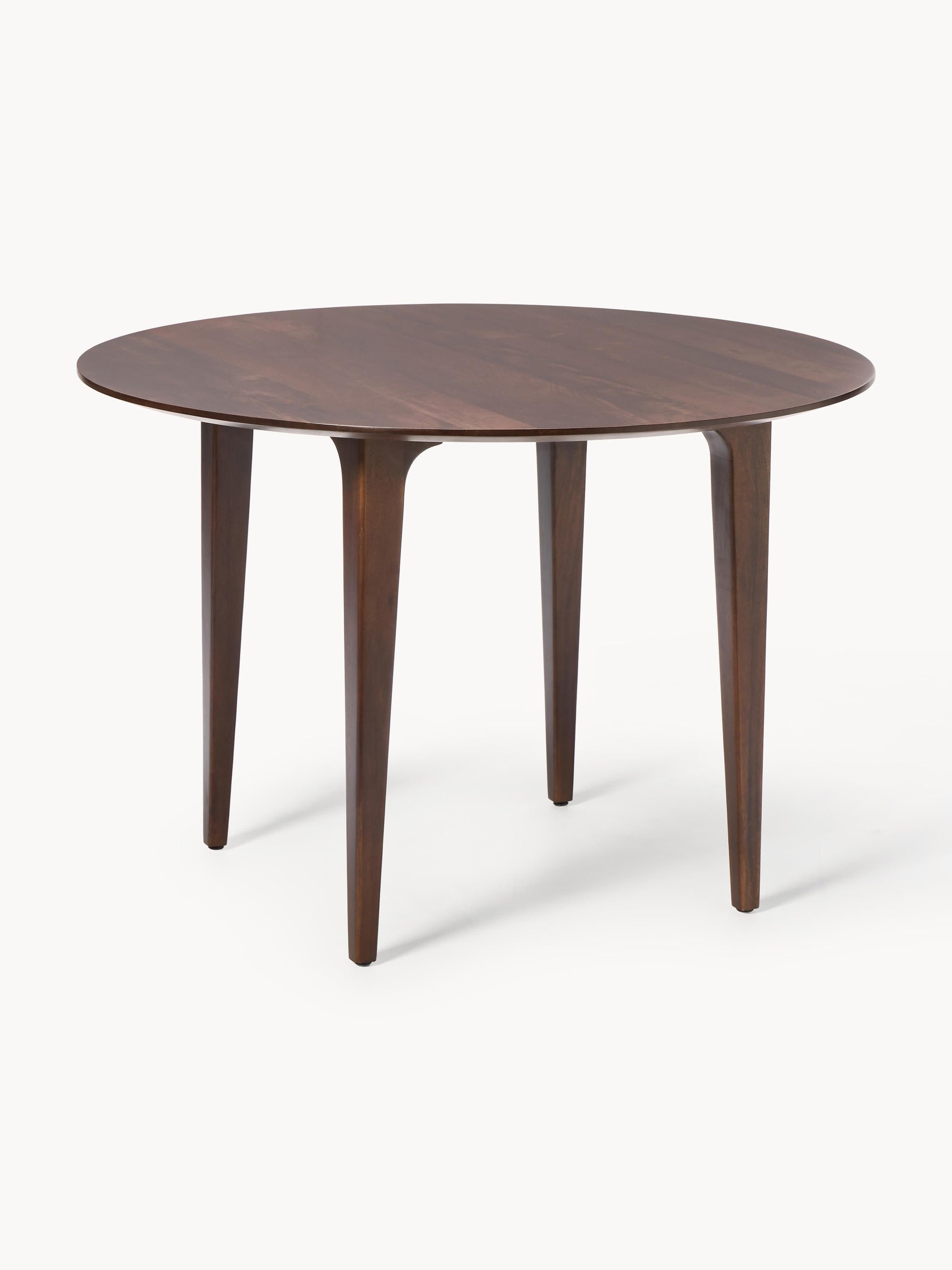 Warehamy Archie Mango Wood Round Dining Table, Ø 110 cm