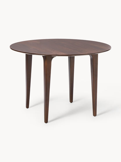 Warehamy Archie Mango Wood Round Dining Table, Ø 110 cm