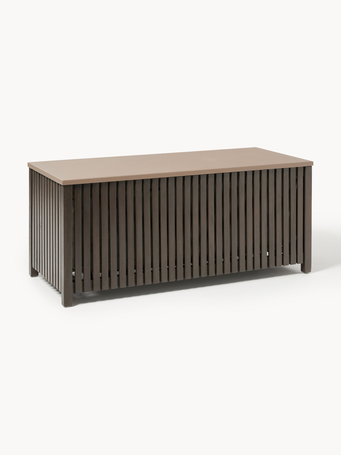 Warehamy Arkin Acacia Wood Storage Box with Insert for the Garden, W 129 cm