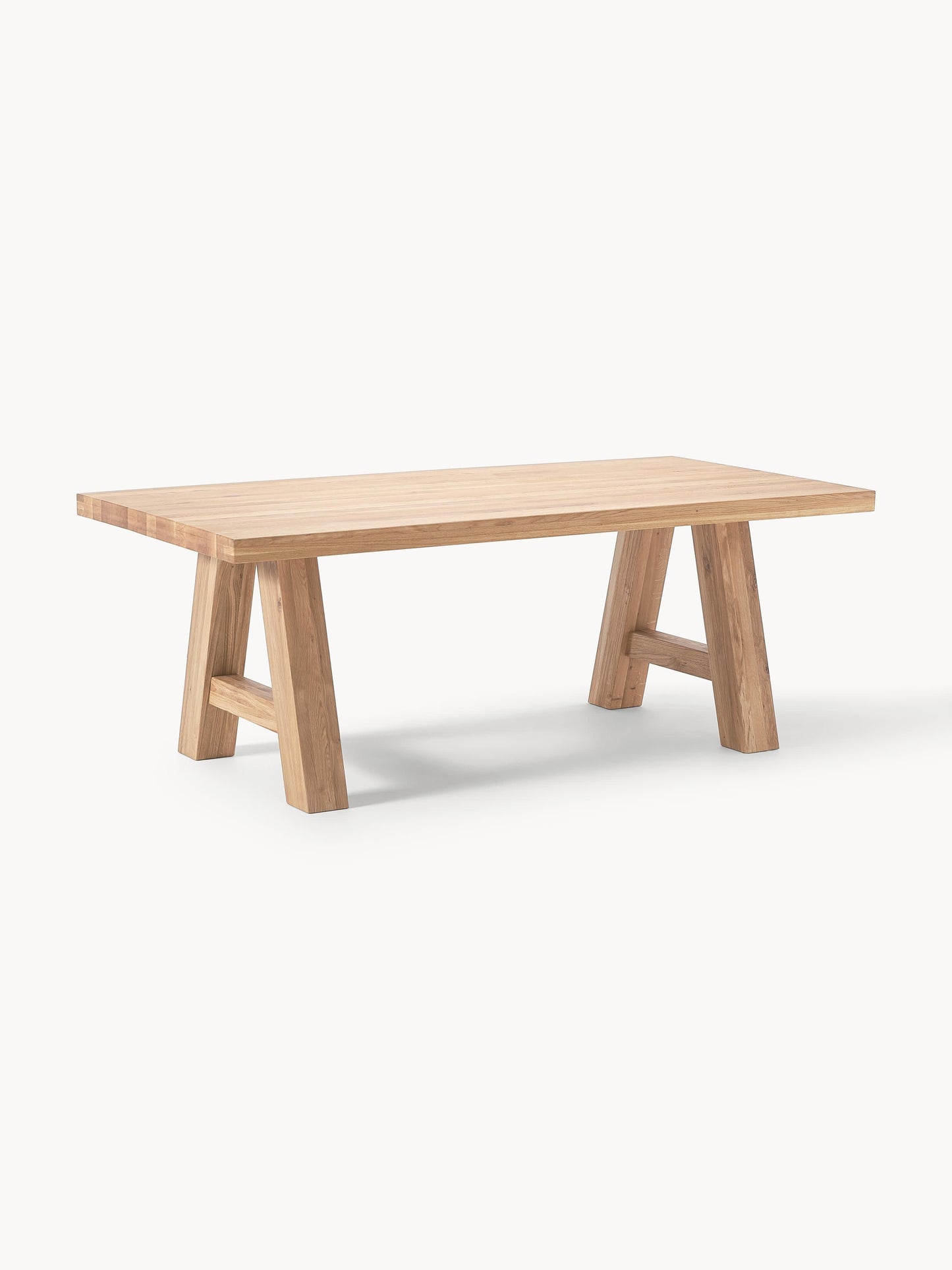 Warehamy Ashton Oak Dining Table, Available in Various Sizes