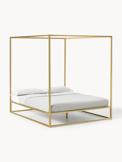 Warehamy Belle Bed in Metal, Four-Poster