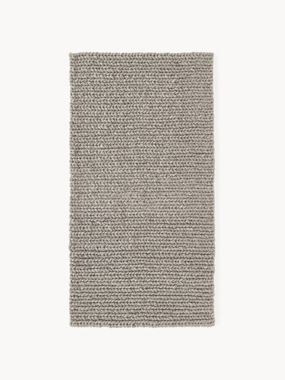 Warehamy Bruna Handmade Wool Rug, Braided Texture