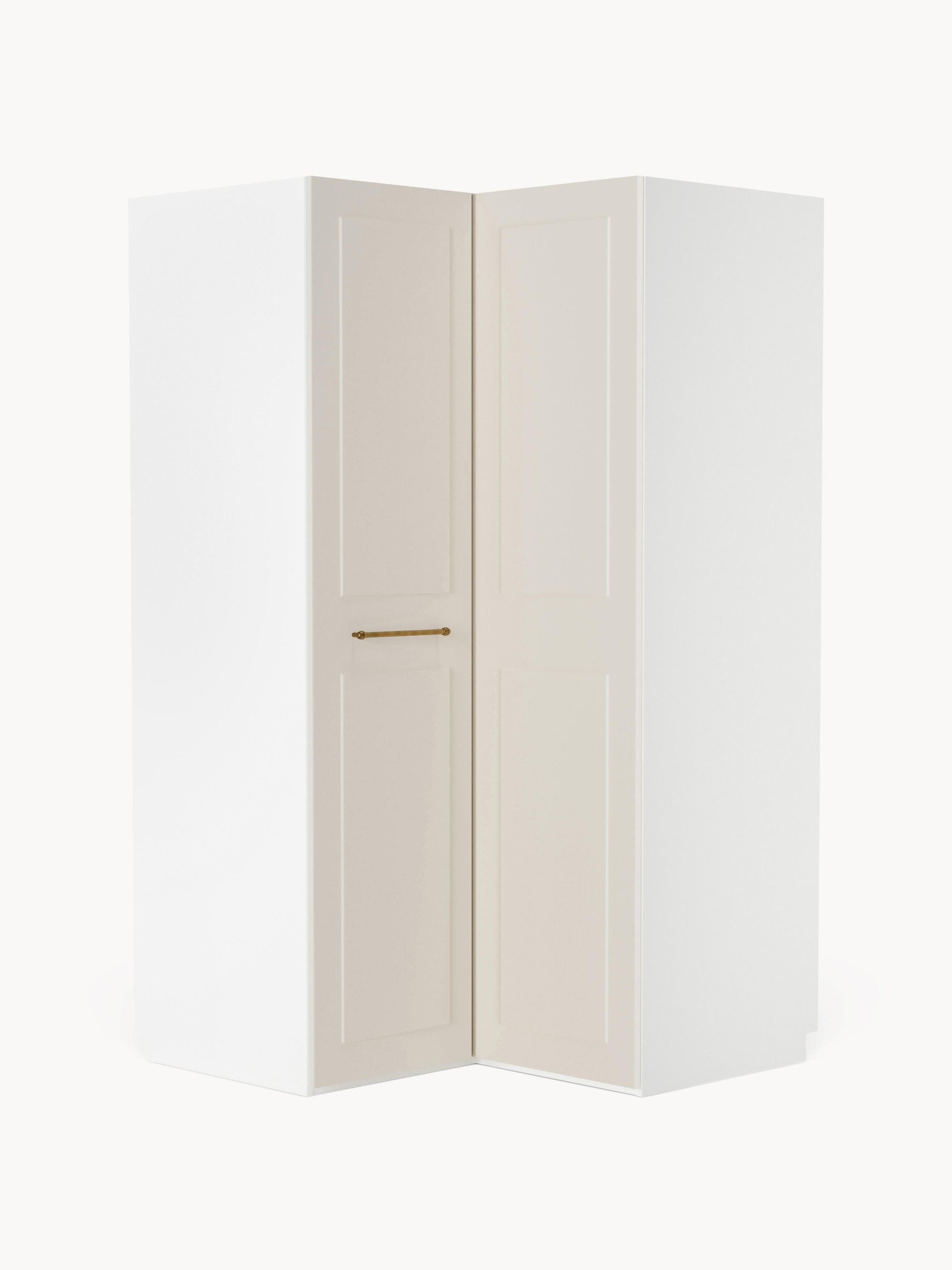 Warehamy Charlotte Corner Wardrobe, 115 cm Wide, Modular