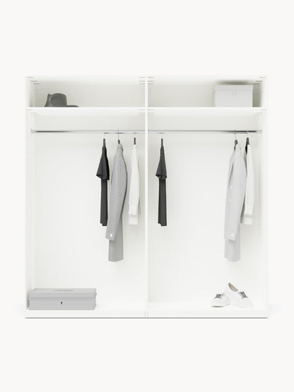 Warehamy Charlotte Hinged-Door Modular Wardrobe, 200 cm Wide, in Various Sizes