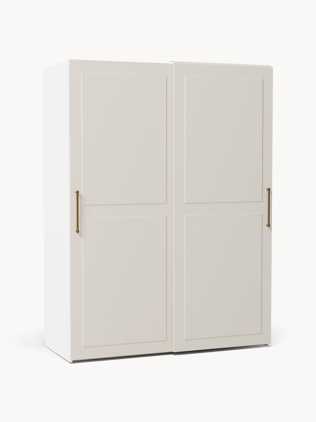 Warehamy Charlotte Sliding-Door Modular Wardrobe, 150 cm Wide, in Various Sizes