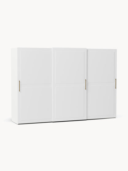Warehamy Charlotte Sliding-Door Modular Wardrobe, 300 cm Wide, in Various Sizes