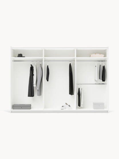 Warehamy Charlotte Sliding-Door Modular Wardrobe, 300 cm Wide, in Various Sizes