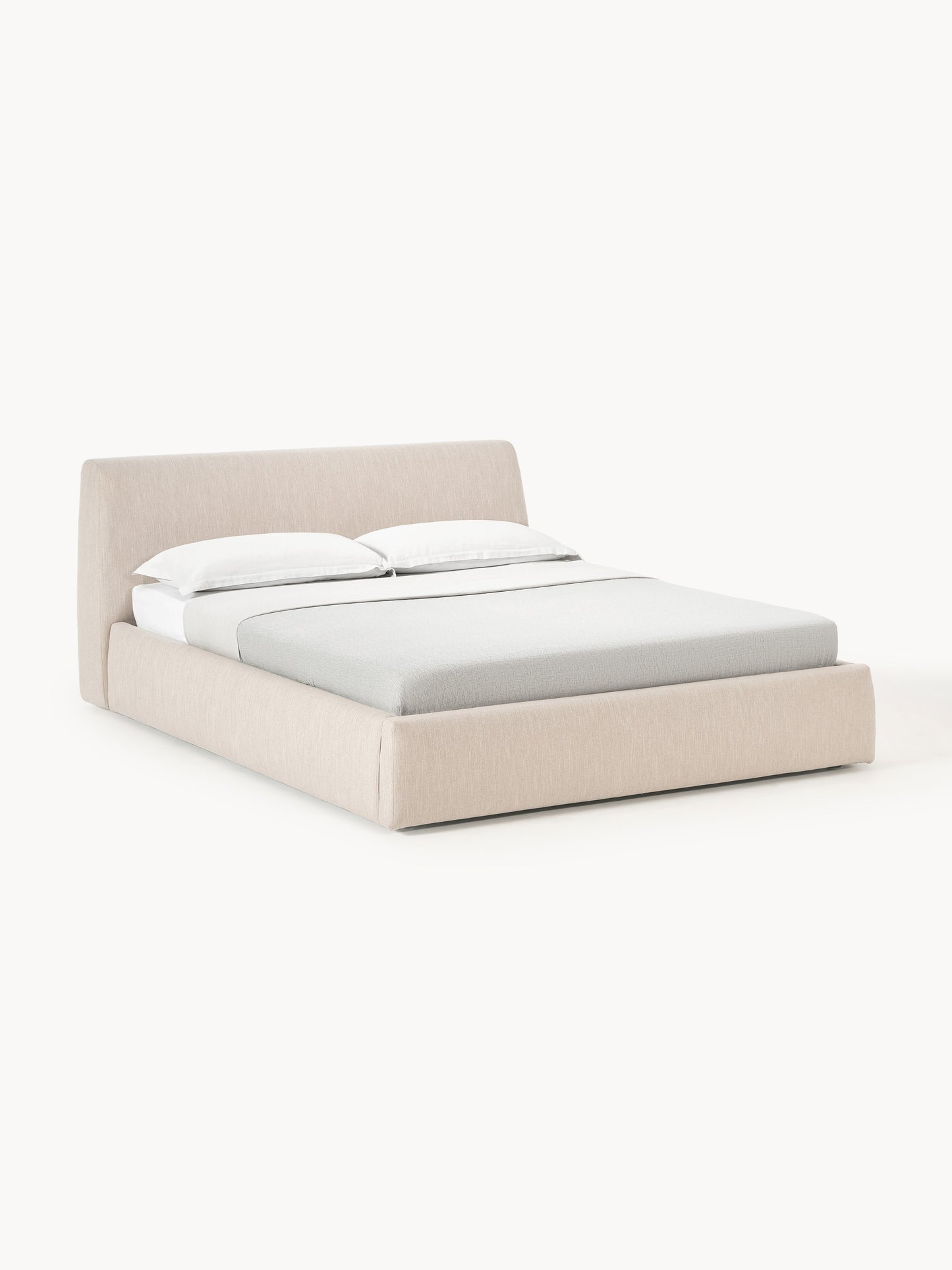 Warehamy Cloud Bed, Upholstered, with Storage