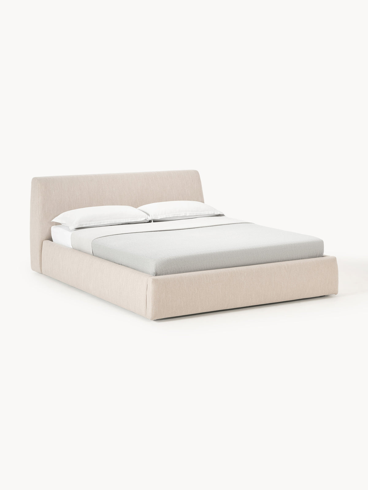Warehamy Cloud Bed, Upholstered, with Storage
