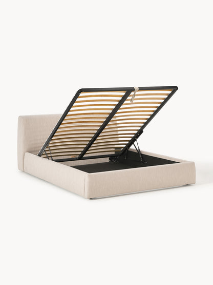 Warehamy Cloud Bed, Upholstered, with Storage