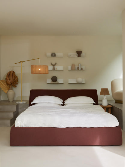 Warehamy Cloud Bed, Upholstered, with Storage