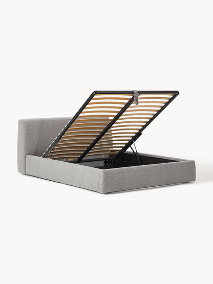 Warehamy Cloud Bouclé Bed with Storage, Upholstered