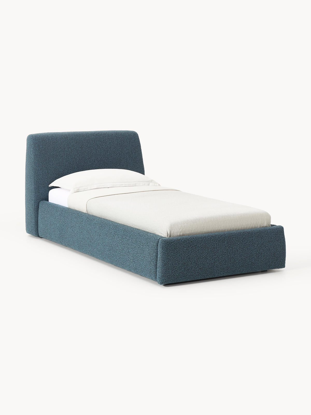 Warehamy Cloud Bouclé Single Storage Bed