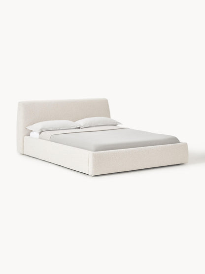 Warehamy Cloud Upholstered Bouclé Bed