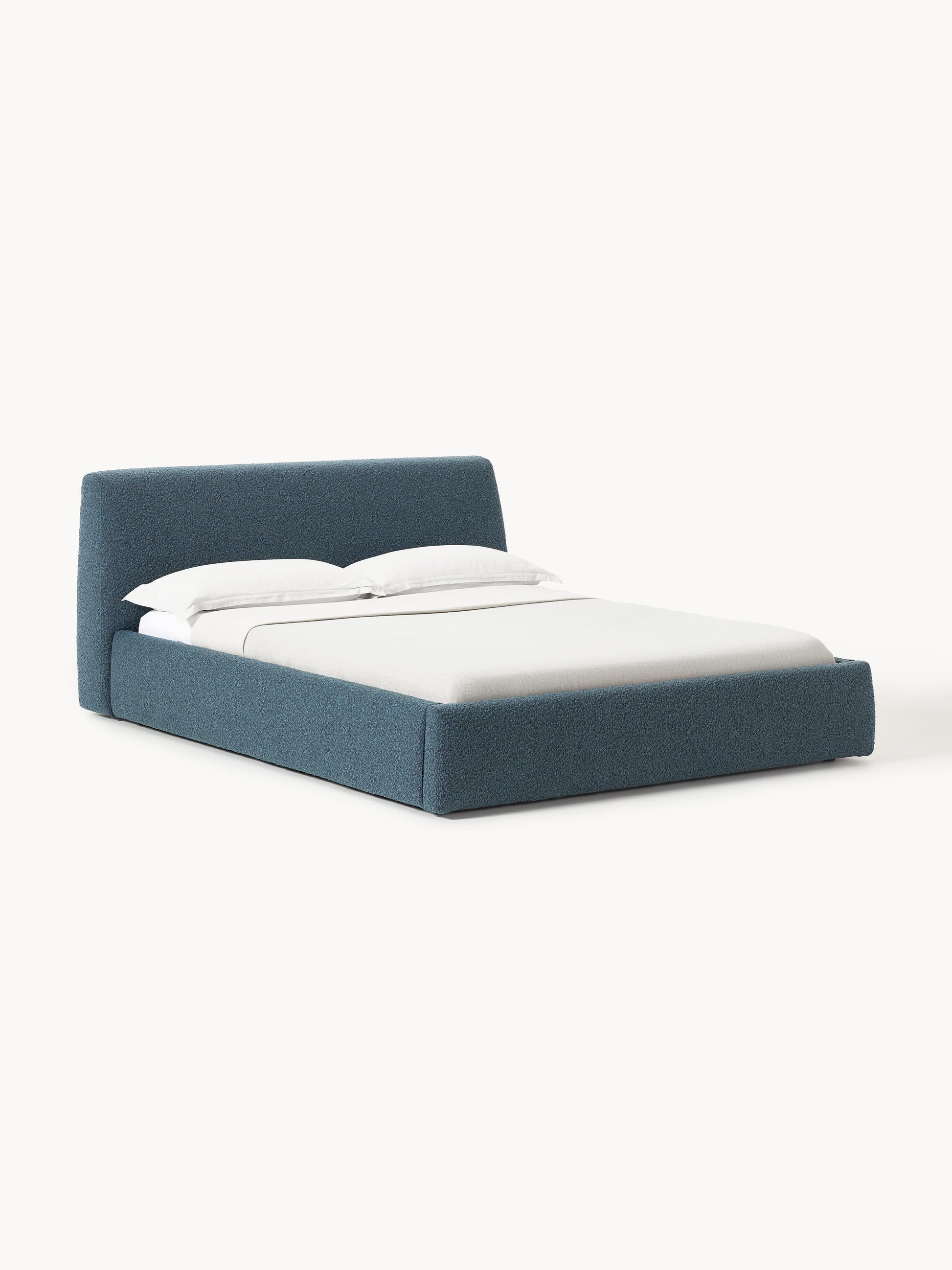 Warehamy Cloud Upholstered Bouclé Bed