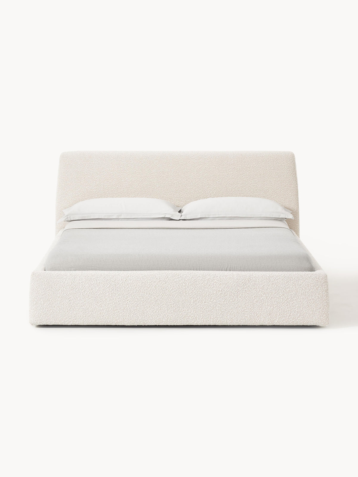 Warehamy Cloud Upholstered Bouclé Bed