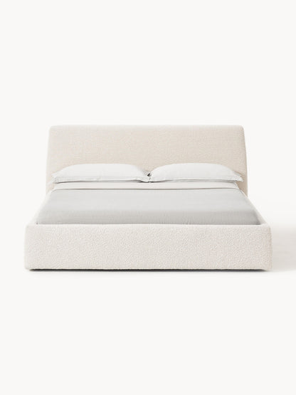 Warehamy Cloud Upholstered Bouclé Bed