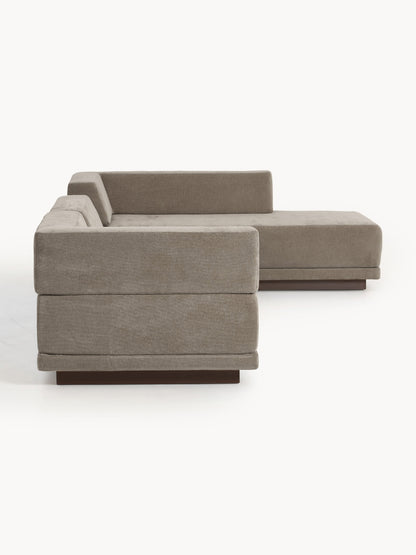 Warehamy Colin Corner Modular Sofa (4-Seater) with Coffee Table