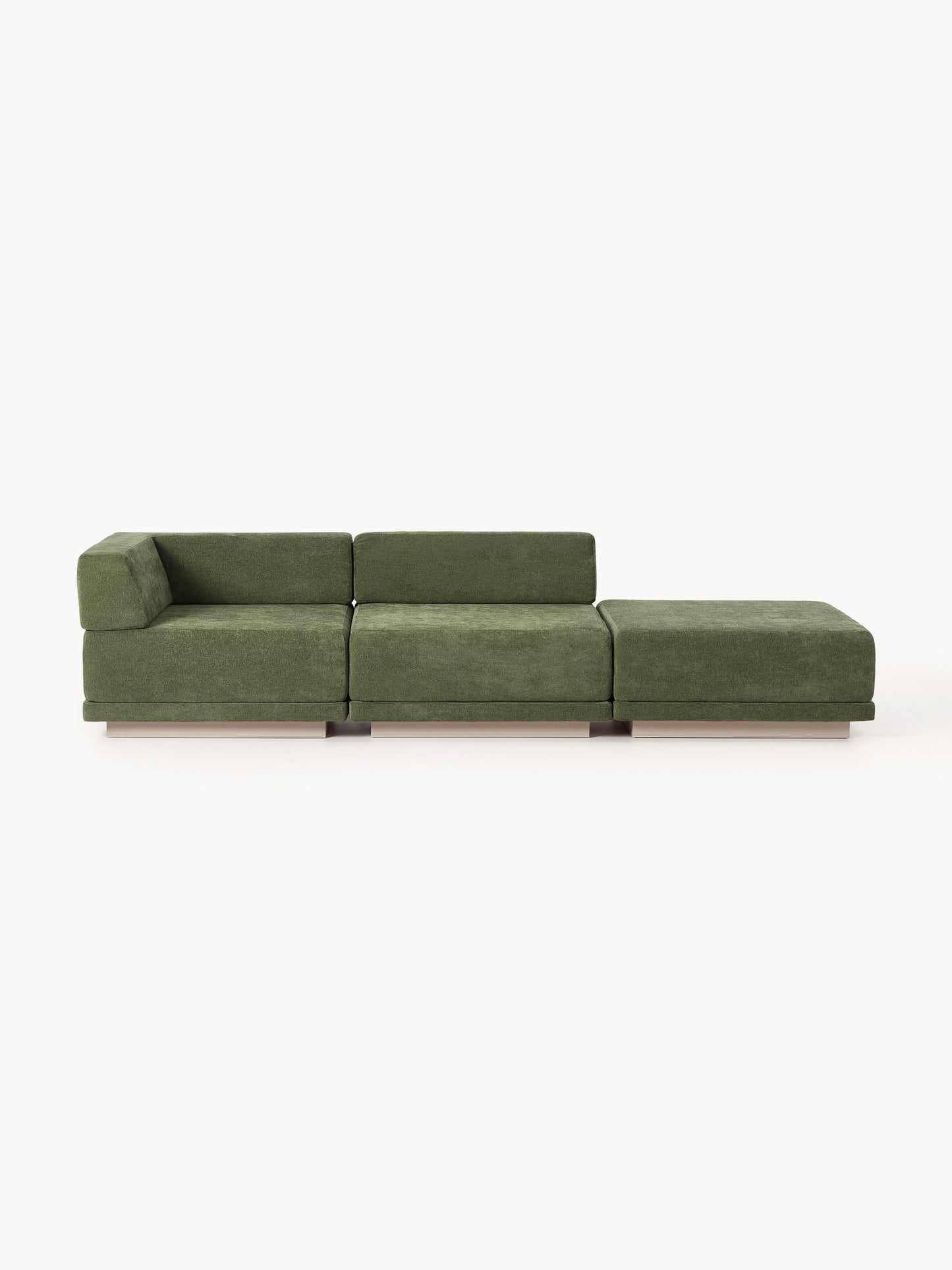 Warehamy Colin Modular Sofa, 4-Seater, with Ottoman