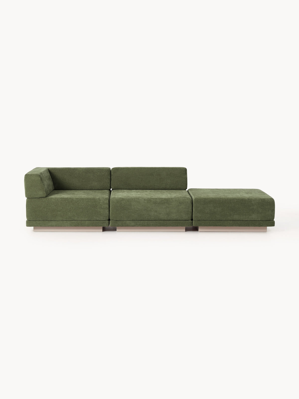 Warehamy Colin Modular Sofa, 4-Seater, with Ottoman